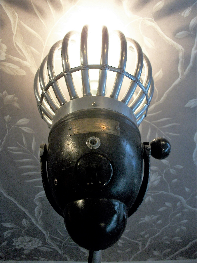 RARE GERMAN "TROCKENHAUBE" HAIR DRYER LIGHT CONVERSION